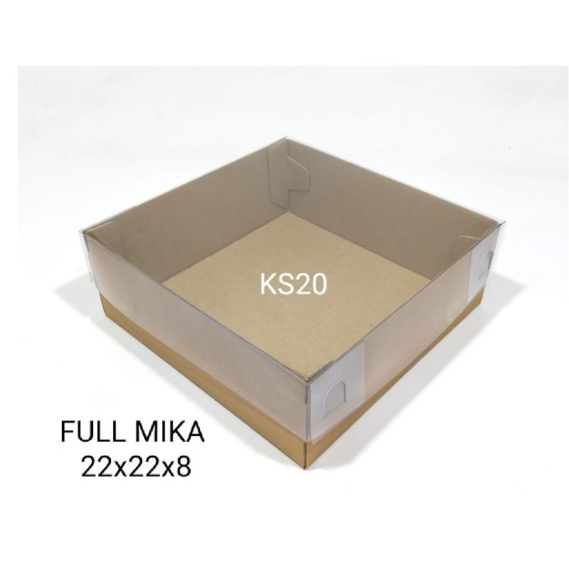 

FULL MIKA 22x22x8 UTK HAMPERS ISI 4 DESSERBOX (TIDAK TERMASUK TOPLES)