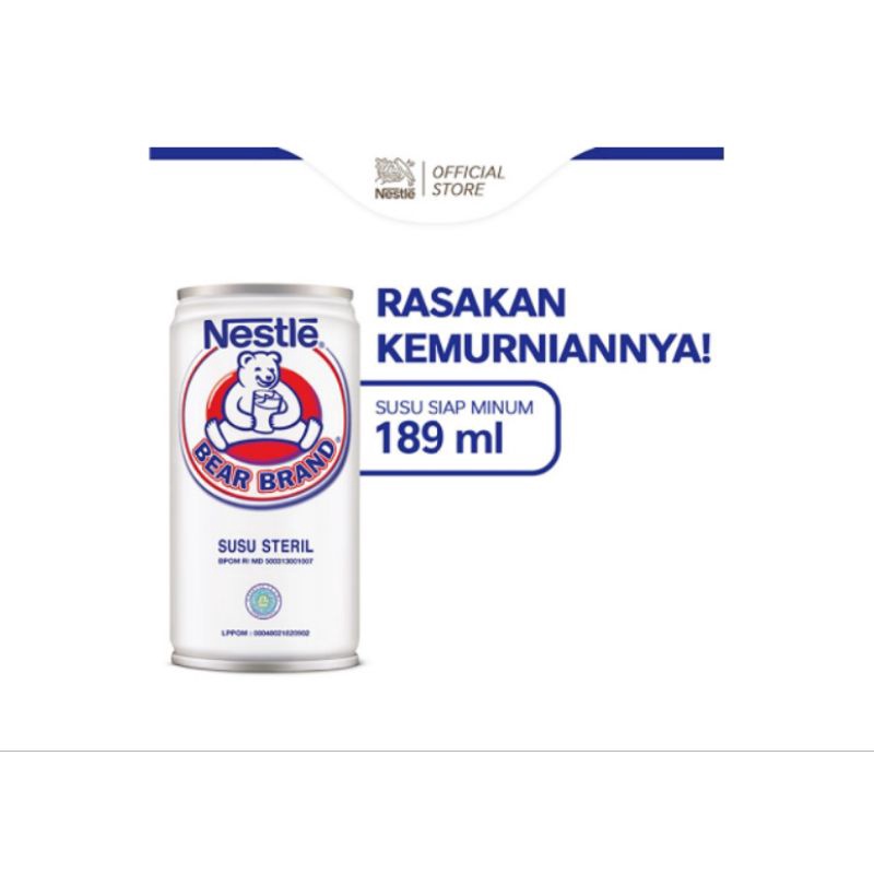 

BEAR BRAND susu steril ORI 189ml