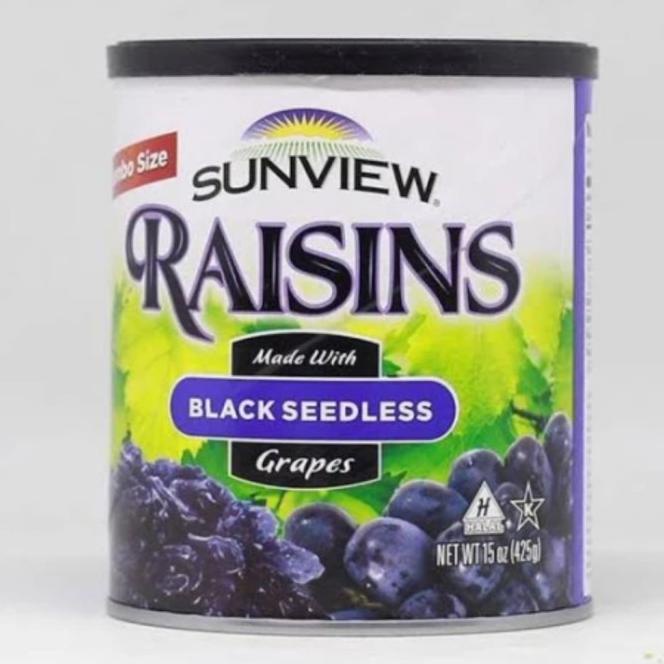 

Sunview Raisins 425 Gr Grapes - Menu Instan