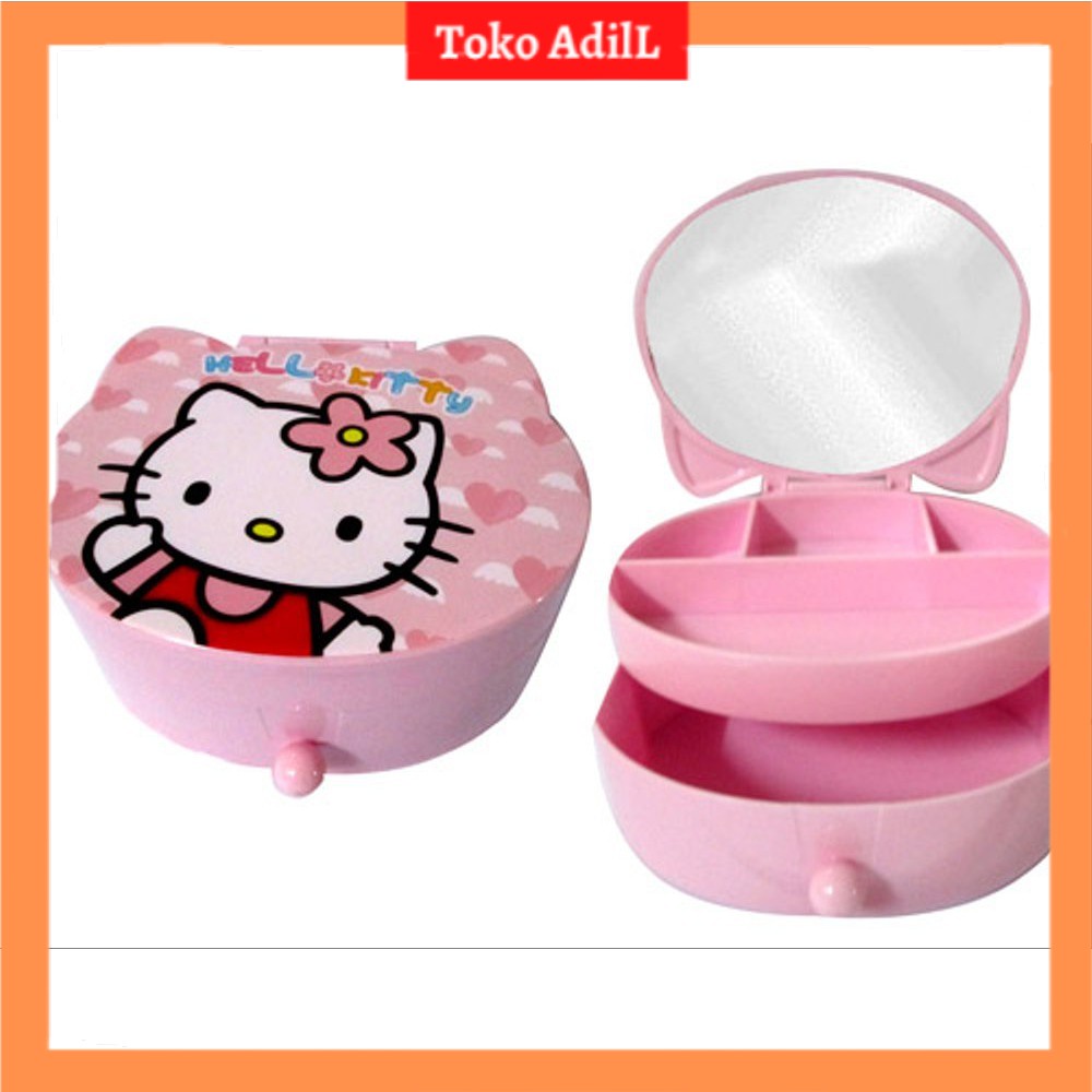 KOTAK TEMPAT PENYIMPANAN AKSESORIS PERHIASAN HELLO KITTY