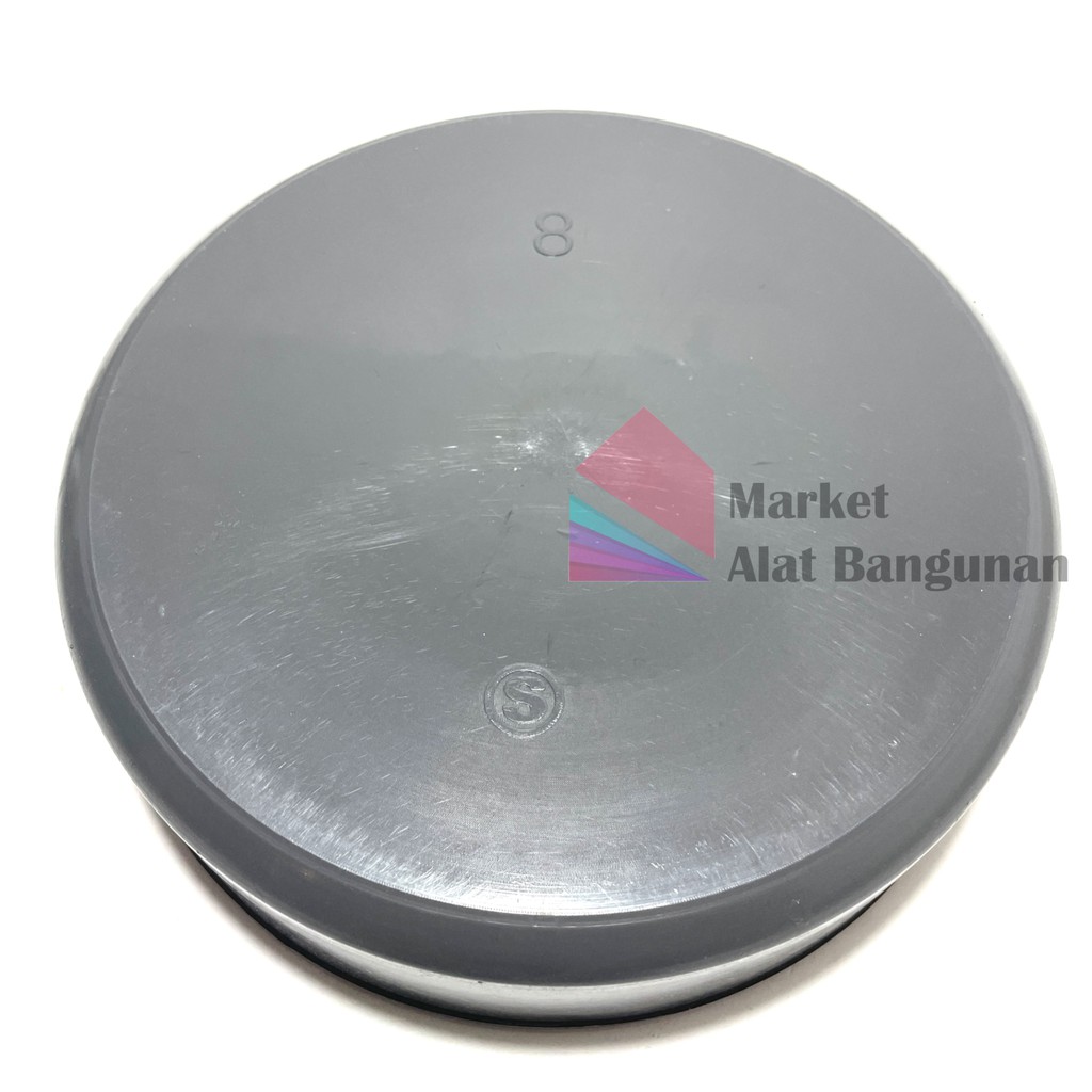 Dop 8" PVC / Tutup Pipa Paralon PVC 8 Inci / Dof Pipa Plastik Delapan Inch