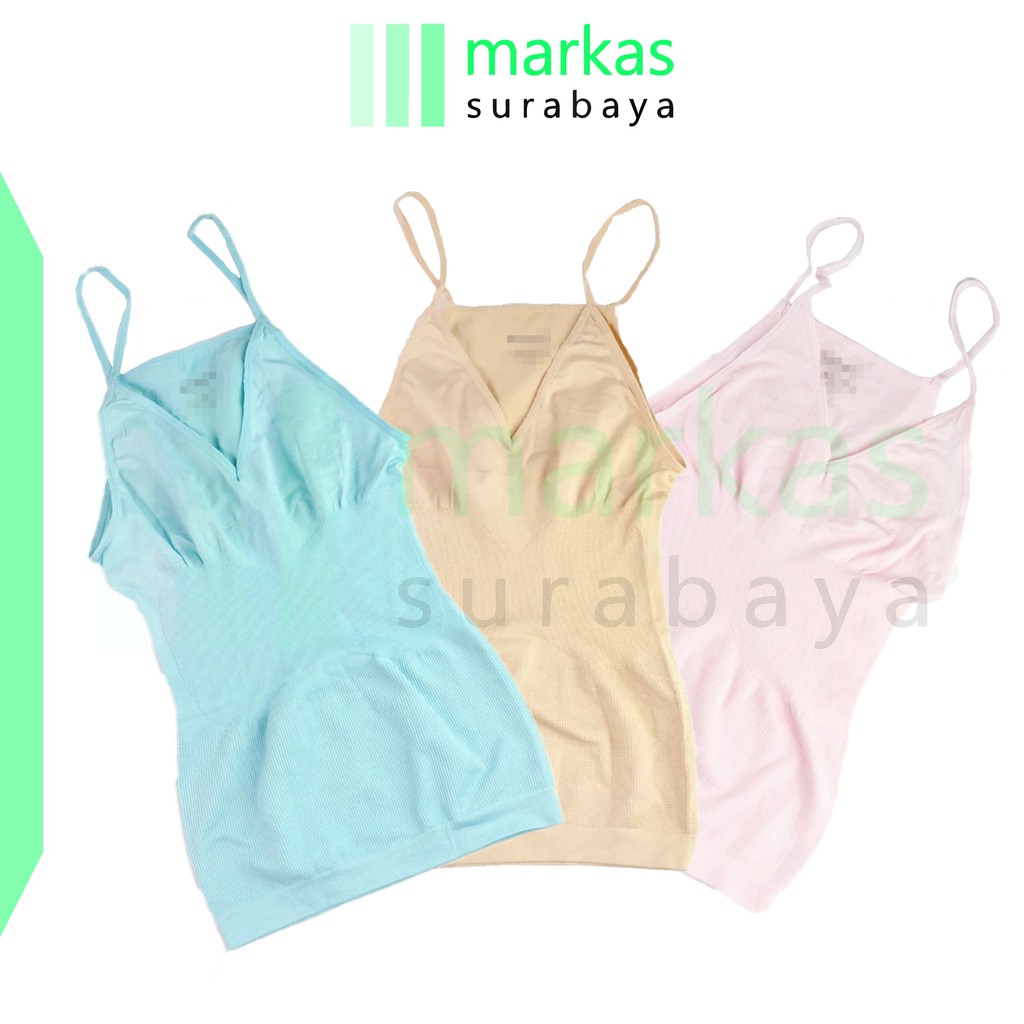 MARKAS Atasan Slimming Suit Korset Baju Pelangsing Perut Camisole Tanktop