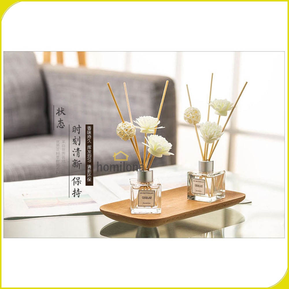 Parfum Ruangan Aroma Diffuser Reed Rattan Sticks 50ml - Taffware HUMI DF-100