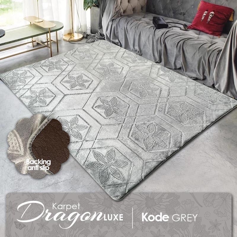Karpet Bulu Rasfur Premium Quality Anti Slip Size 120x180 180x200