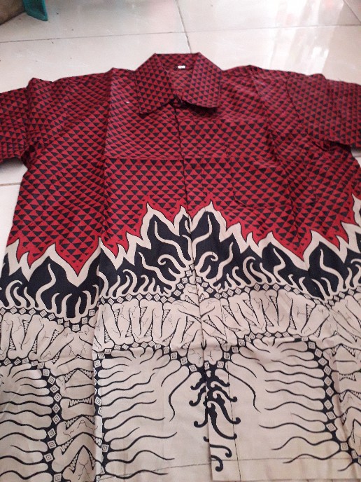 Baju Batik Couple Kemeja Tunik Batik Copel Pasangan Capel Kapelan Seragam Kerja Kator Wanita Pria