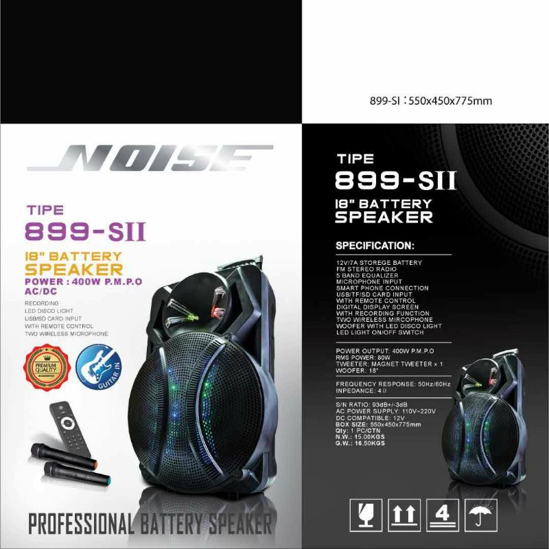 Noise 899SII Speaker 18inch Meeting Portable Bluetooth S