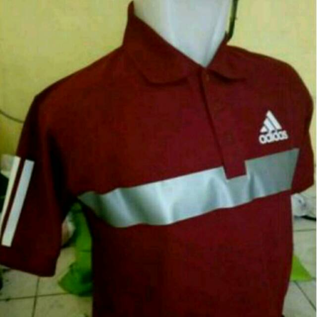 KAOS DISTRO POLO TSHIRT ADIDAS T SHIRT BAJU KERAH PRIA EKSKLUSIF