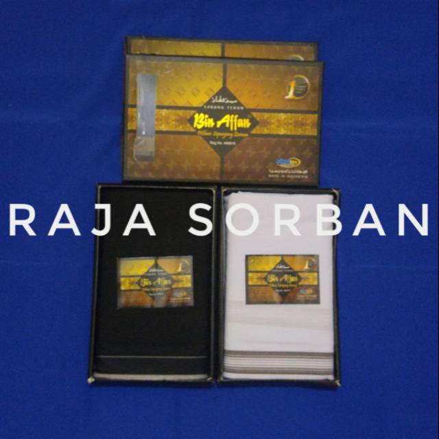Sarung Polos Bin Affan - Sarung Hitam Polos - Sarung Putih Polos - Sarung Dewasa - Saeung Santri
