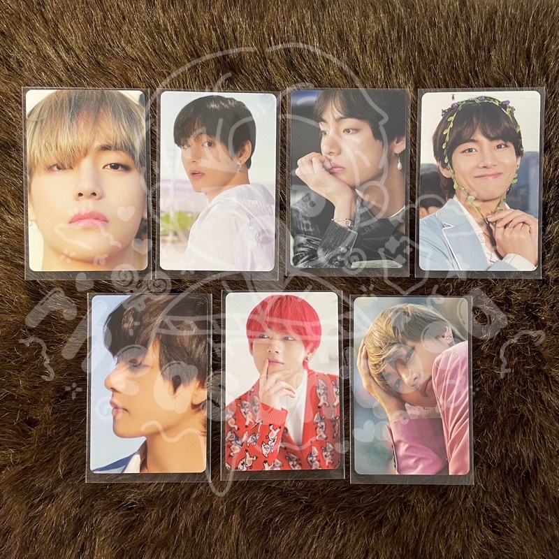 [READY STOCK] PC PHOTOCARD BTS DICON 101 TAEHYUNG TAE V TAE MERAH TAE DAUN