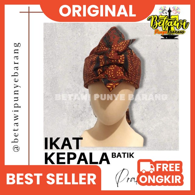 ikat kepala praktis batik