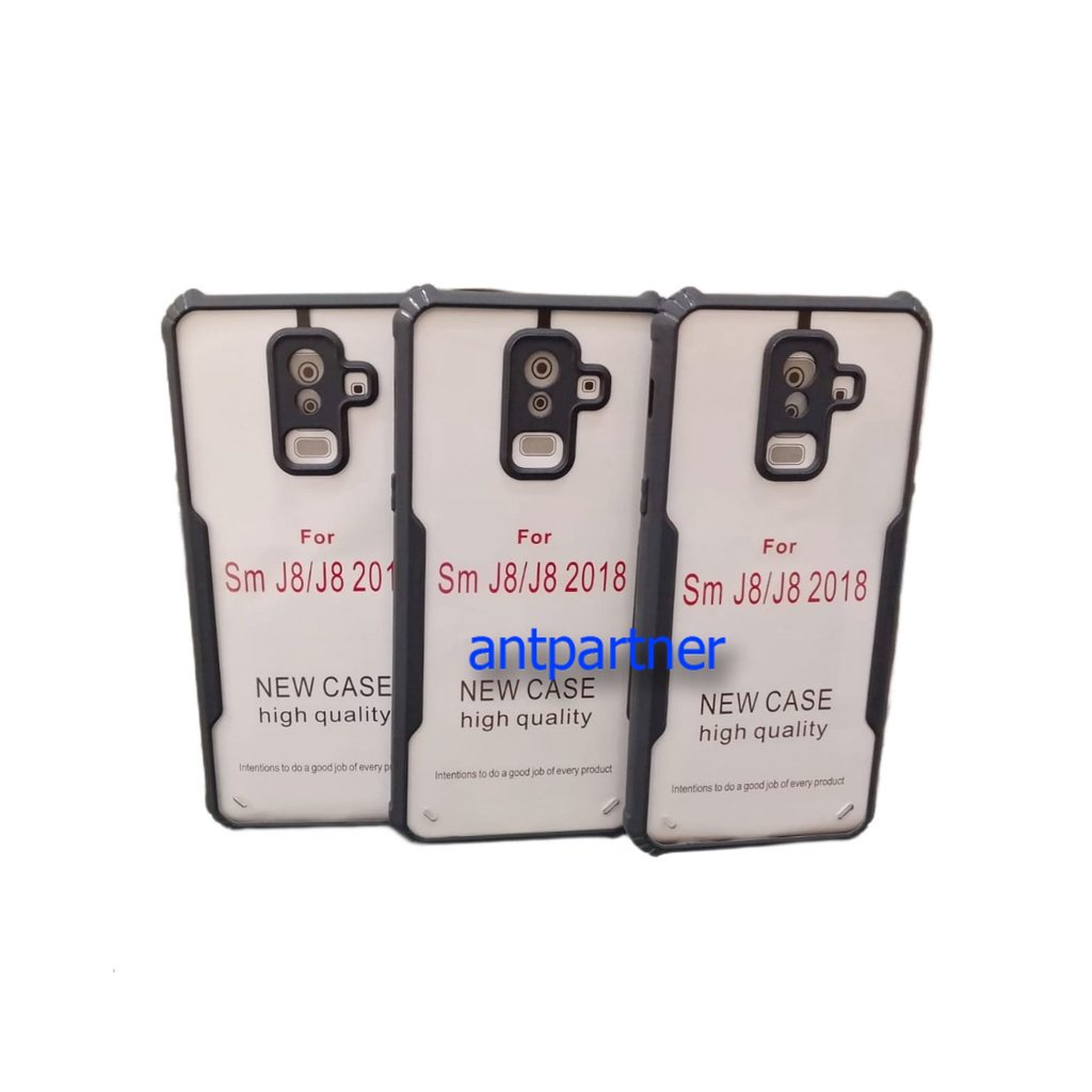 CASE FUSION SHIELD ARMOR SHOCKPROOF SAMSUNG J8 / J8 2018 SOFTCASE HARD FUZE CASE BEST