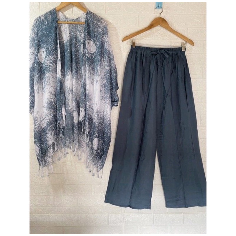 ONE SET OUTER/ CARDIGAN SET/ CARDIGAN OVERSIZE/ OUTER TIEDYE-No.2