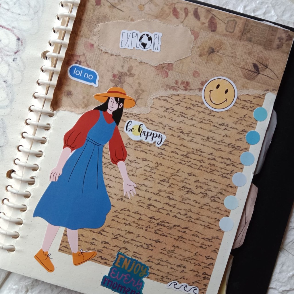 Kertas Scrapbook - Vintage Paper by Okashi Store-1