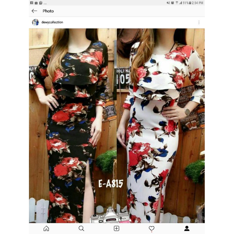 SALES !!!!!!  DRESS PANJANG SCUBA