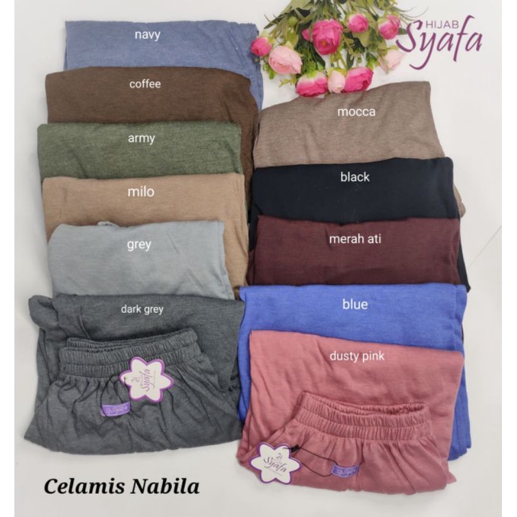 CELANA DALEMAN GAMIS - CELAMIS NABILA - SYAFA HIJAB
