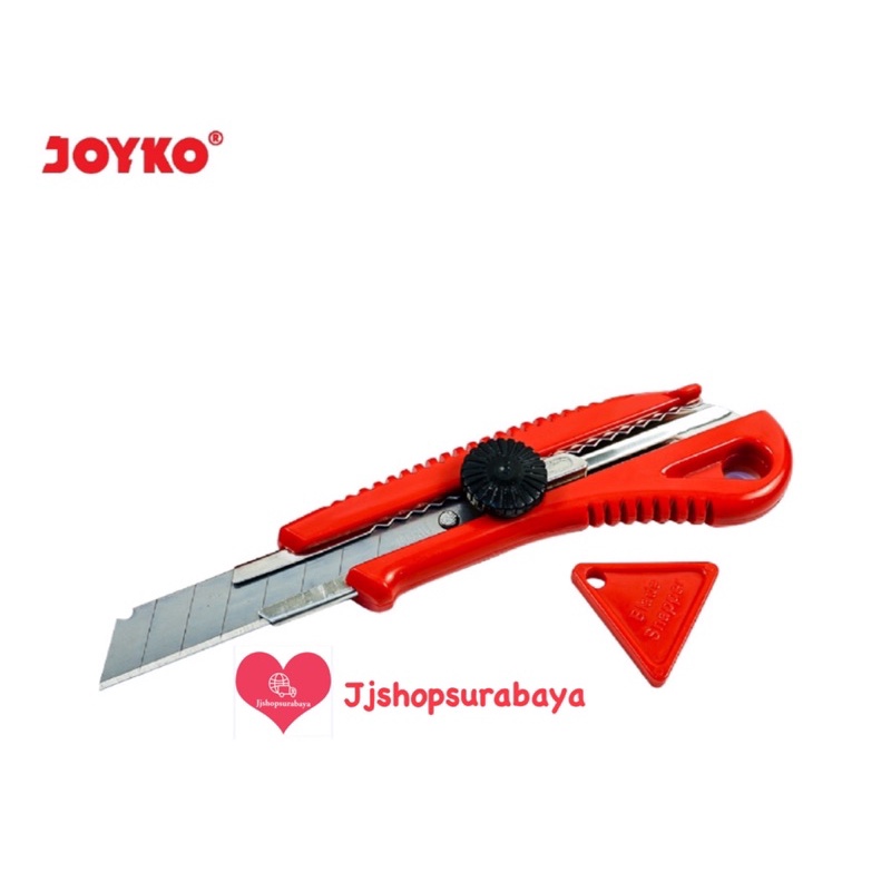 

cutter pemotong kertas, plastik, karton, kardus merk Joyko tipe L-500A