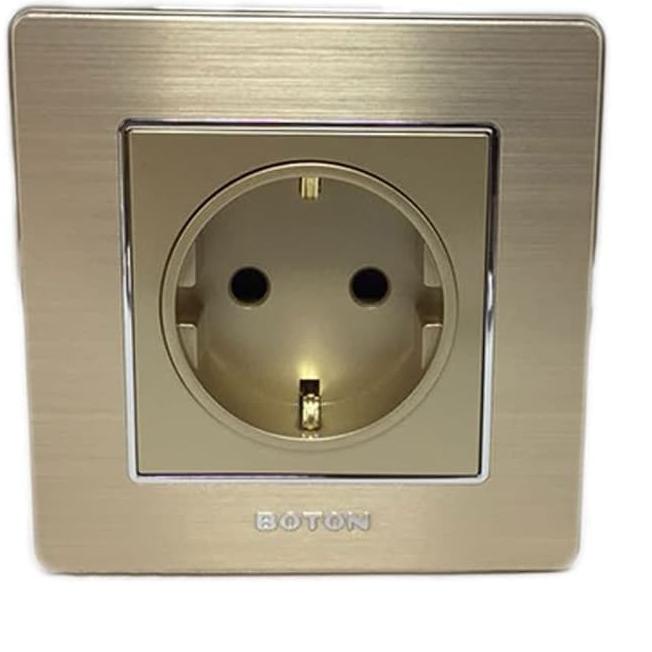 ✺ Boton Gold stop kontak K2 -009 ✮