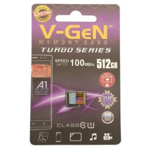 MicroSD 512GB TURBO C10 (+A)