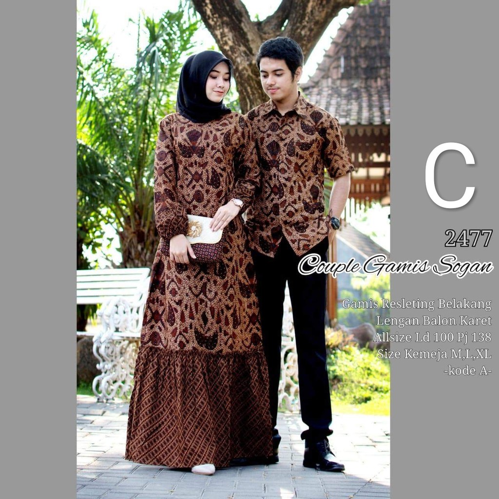 BATIK COUPLE MODERN SARIMBIT BATIK COUPLE GAMIS BATIK COUPEL COPLE COPEL PASANGAN  COUPLE