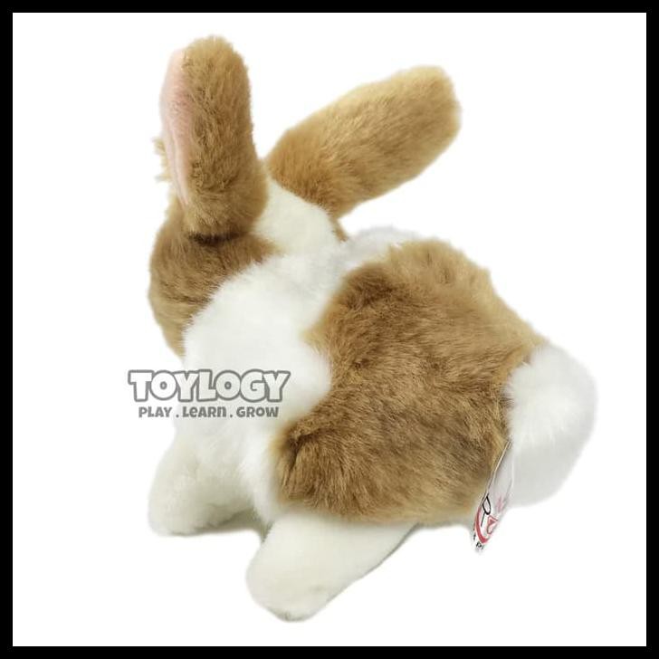 Ready  Boneka Kelinci ( Grow Rabbit Stuffed Plush Animal Doll ) Coklat-Putih