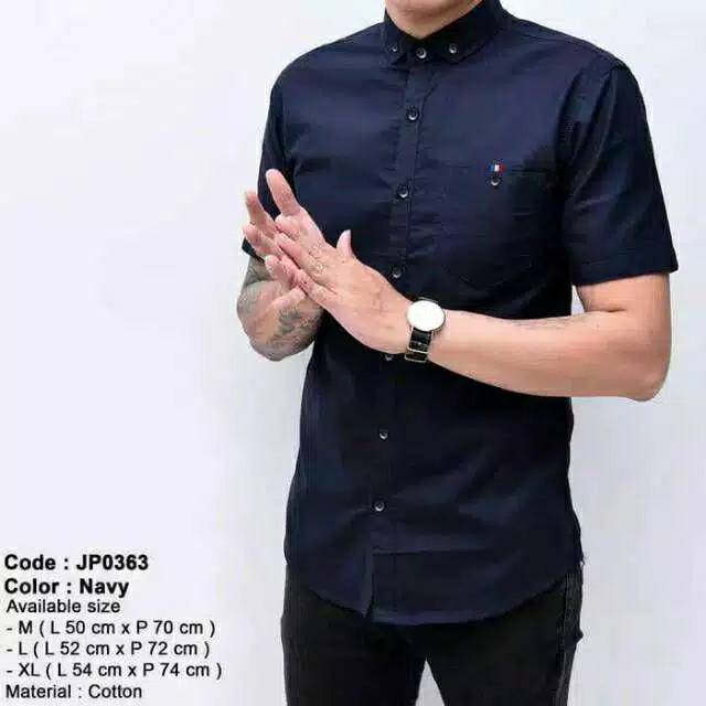 Kemeja Pria Boyi Top Man Lengan Pendek Casual