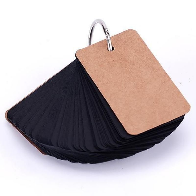 

flash card polos dengan ring