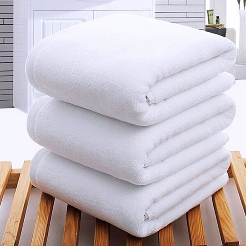 HANDUK PUTIH DEWASA STANDART HOTEL UK 70x140