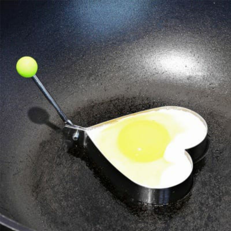 ~ PIYOSHI08 ~ Cetakan Telur Ceplok Mata Sapi Dadar Cetakan Telor Pancake Stainless PD138