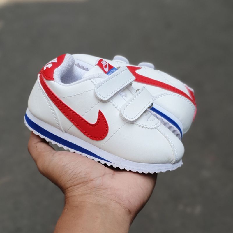 SEPATU ANAK CORTEZ PUTIH MERAH BIRU 20 - 35