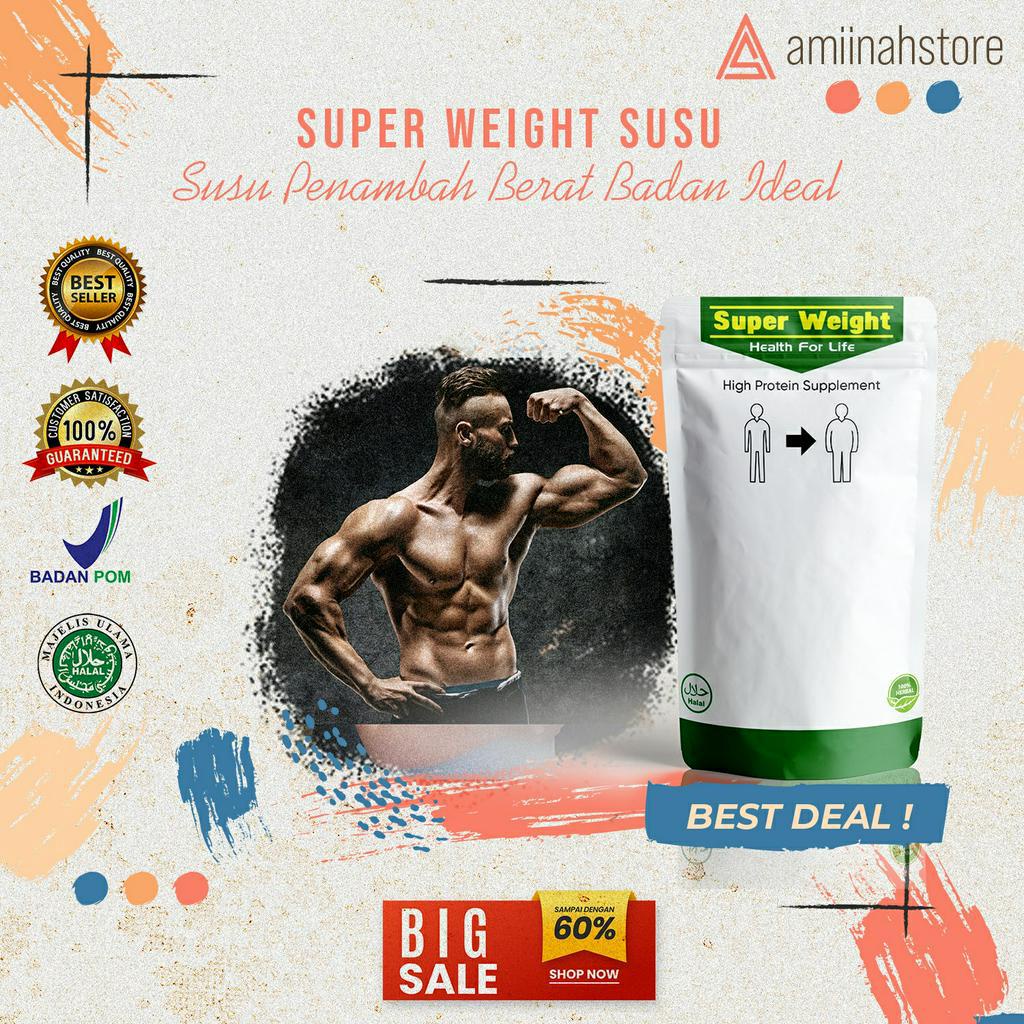 

[FLASH SALE 1.1](BISA COD) SUPER WEIGHT SUSU - HERBAL PENGGEMUK BADAN KAPSUL PENAMBAH BERAT BADAN OBAT GEMUK BADAN