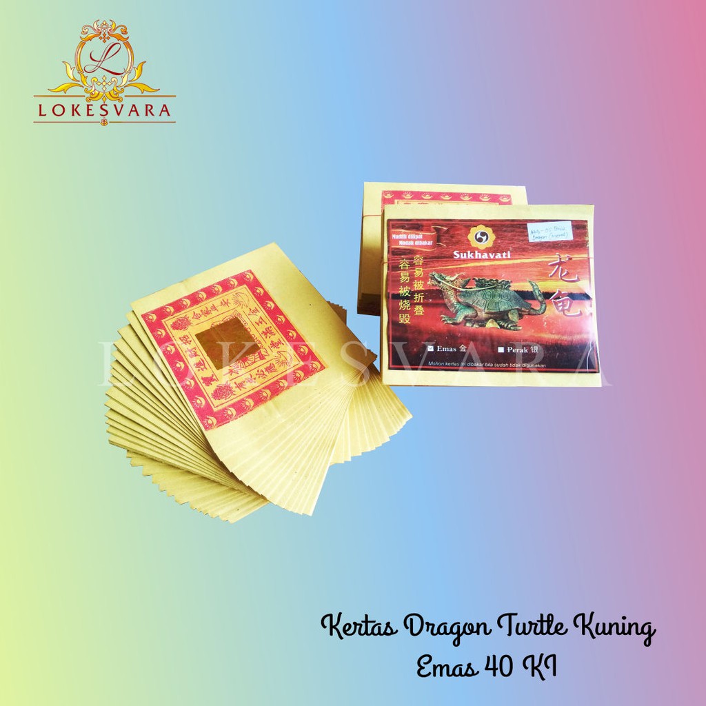 Kertas Dragon Turtle Kuning 40 KI