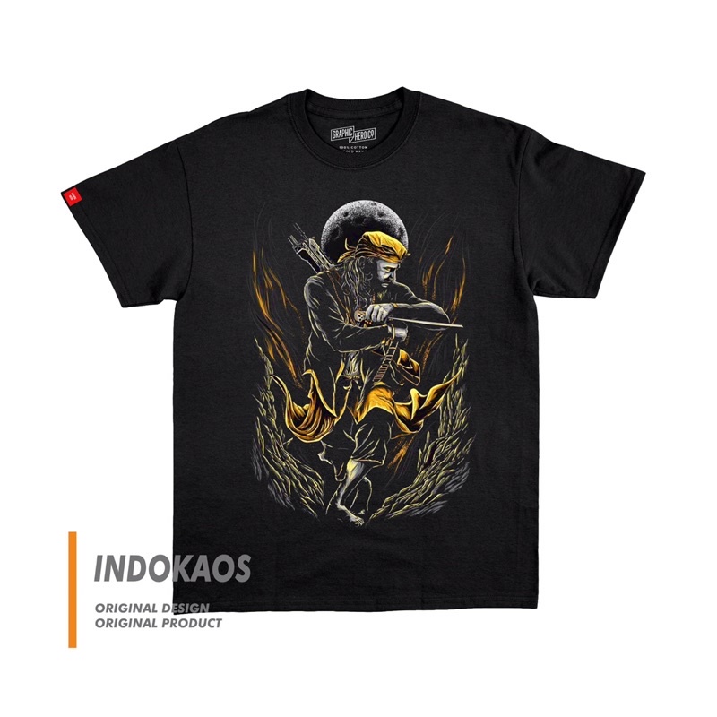 KAOS JAWA CULTUR KI LENGSER WAYANG GRAPHIC HERO ORIGINAL  PETARUNG JAVA BUDAYA INDONESIA