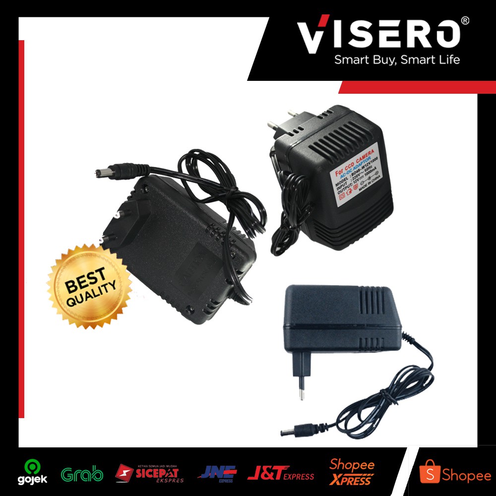 Adaptor 12V 1000mA / AC/DC Adaptor 1A 12V Visero