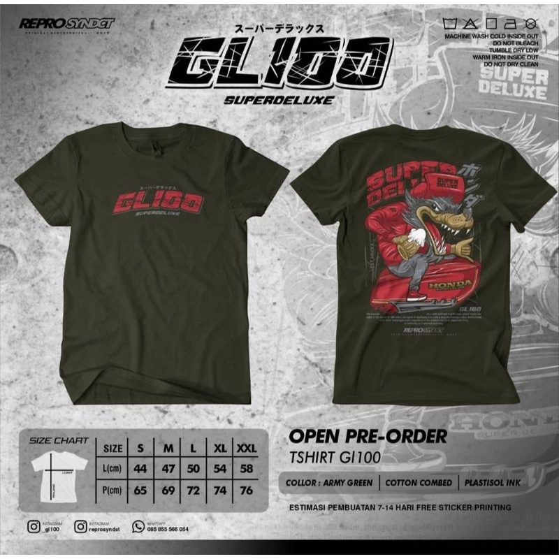Kaos baju gl100 GL 100 C.9