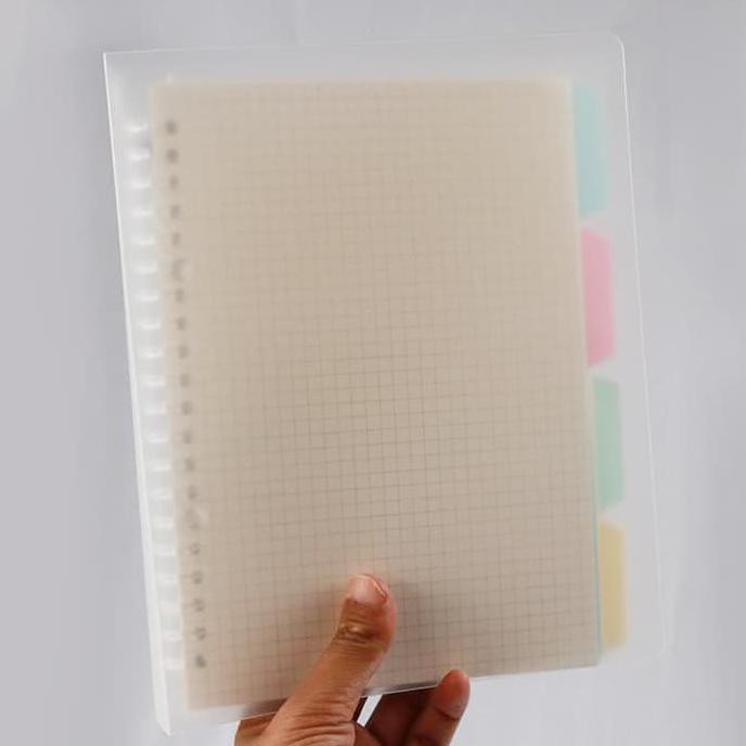 

Binder Ring PVC Plastic A5 by Bukuqu - White paper