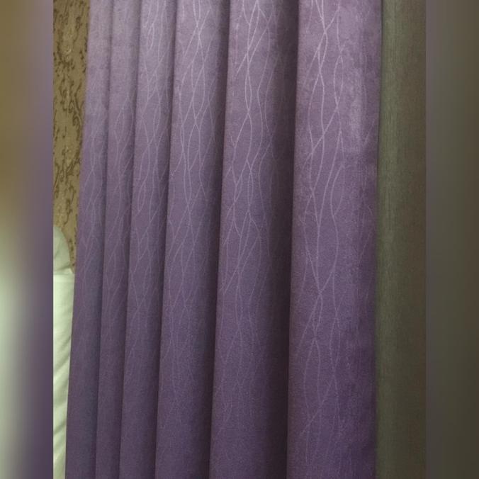 Gorden asli blackout tebal 90% Unggu L150x200 free hook