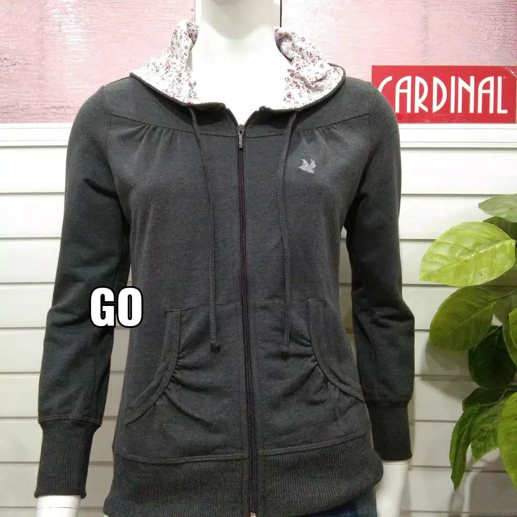 bego CARDINAL JAKET WANITA Sweater Cewek Warna Jaket Cardinal Original