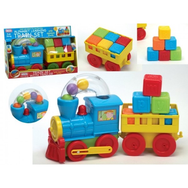 Fun Time Alphabet Learning Train Set Funtime kereta huruf abjad