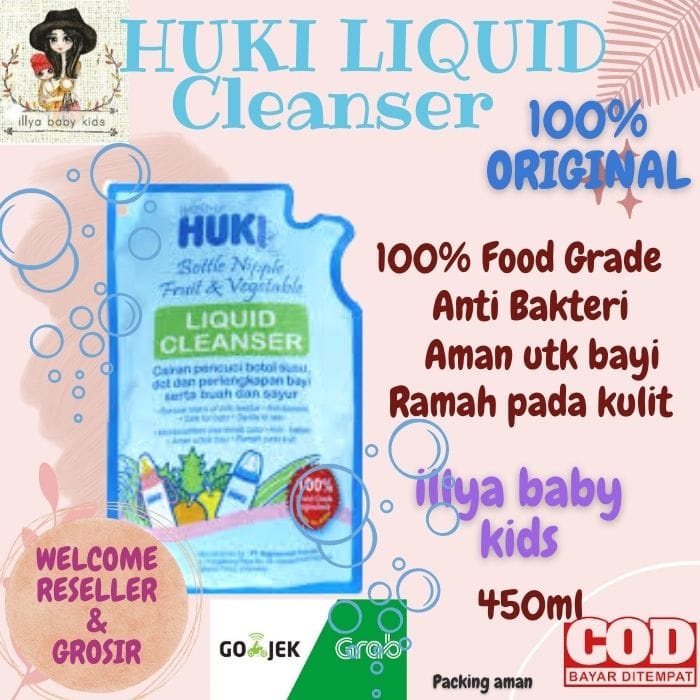 Jual Baby Huki Liquid Cleanser Refill Ml Cairan Pencuci Botol Susu