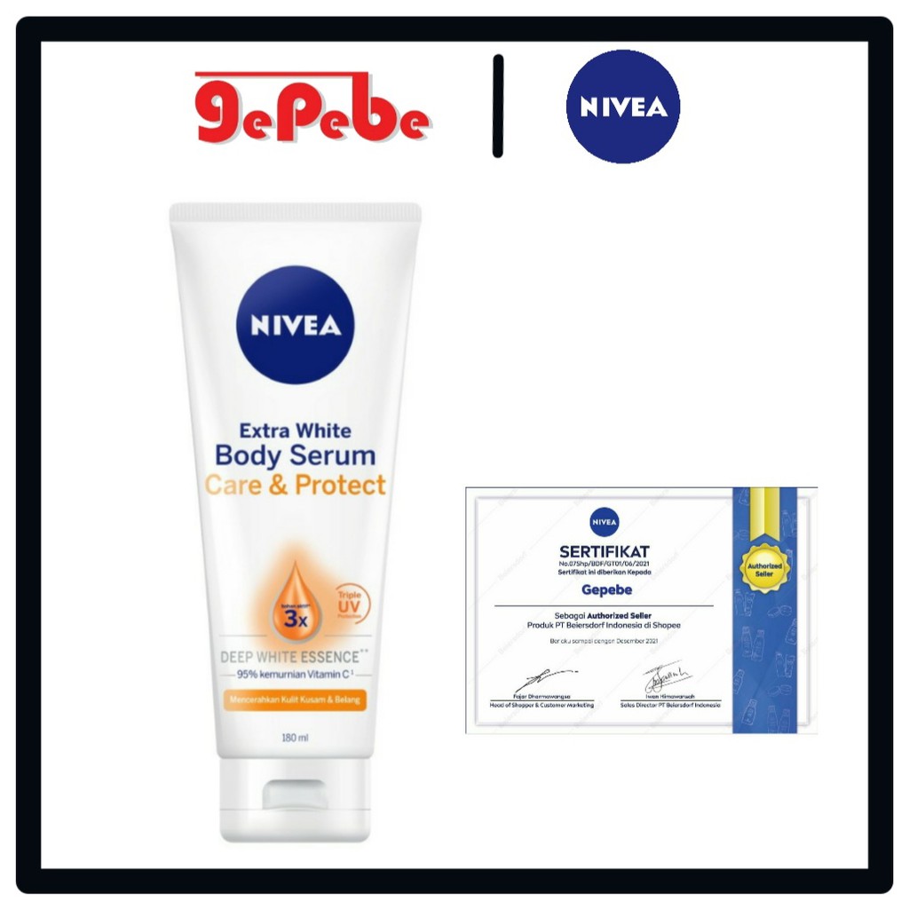 Nivea Extra White Body Serum Protect &amp; Care