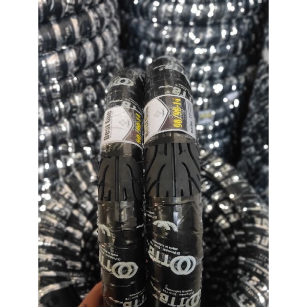 Ban Motor TTB Matic/Matik/Metic/Metik Ring 14 uk 80/90-14 (Depan) & 90/90-14 (Belakang) TTB Bestone 