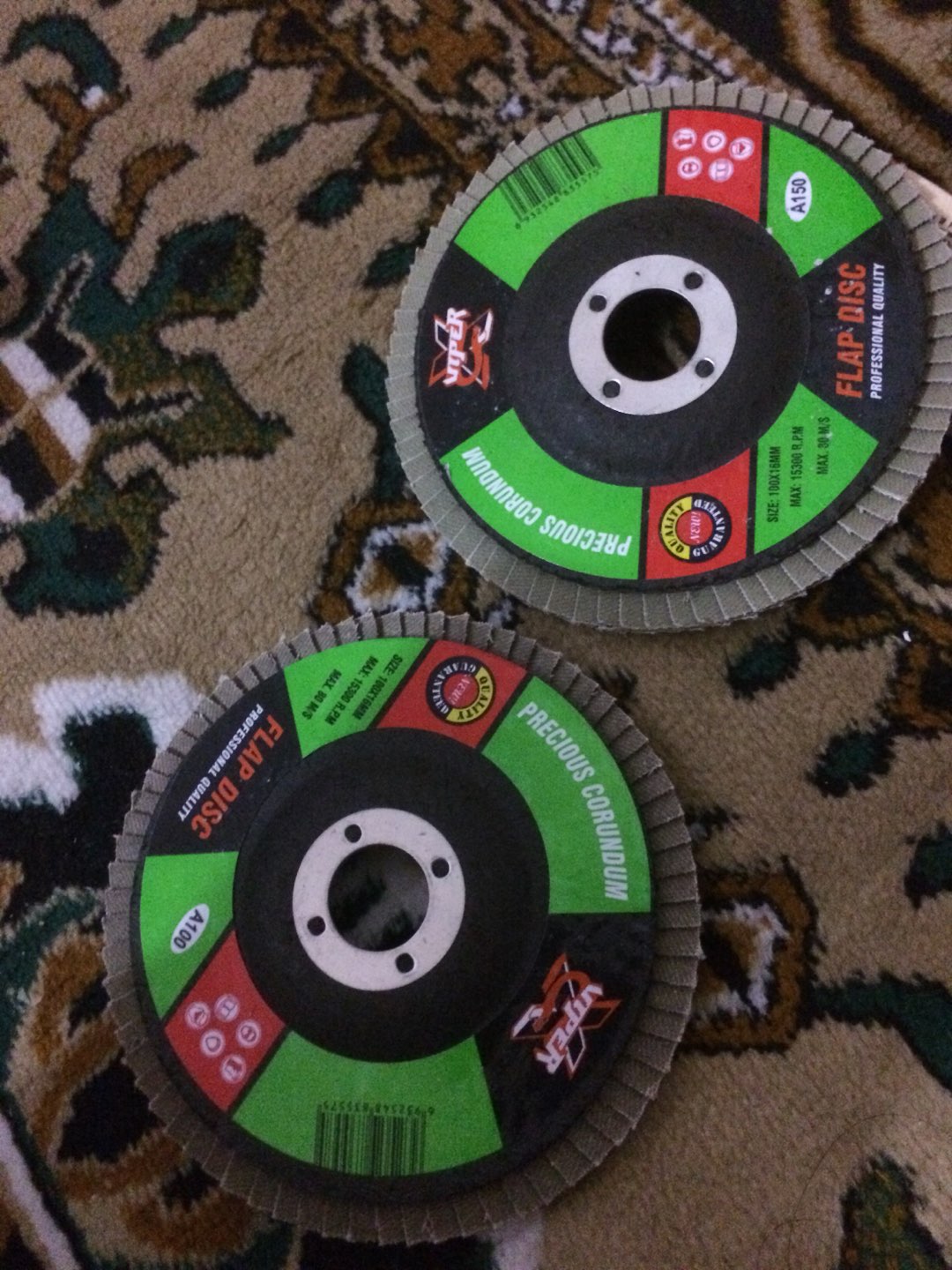 Amplas Susun 4 Amplas Gerinda Tumpuk Flap Disc Viper Grit 80 100 120 150