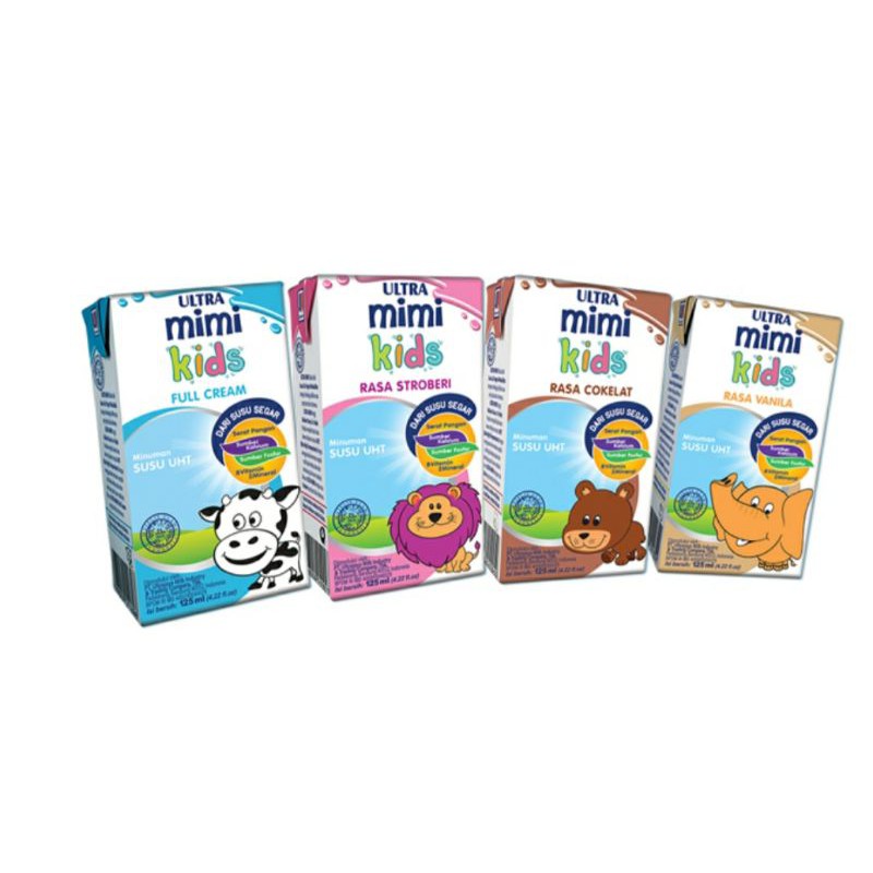 

Susu UHT Ultra Mimi Kids 125 ML