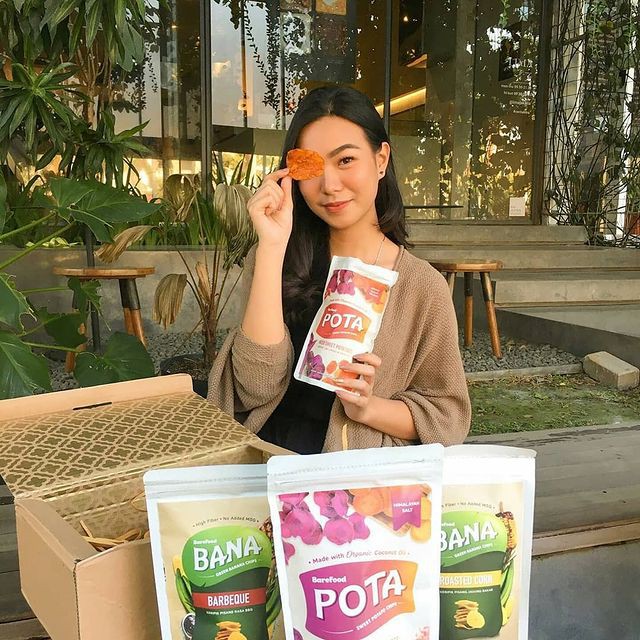 BAREFOOD POTA BANA KERIPIK UBI PISANG 50G | SNACK CEMILAN DIET SEHAT