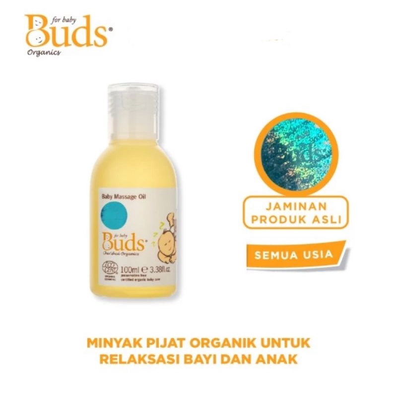 Buds Organics Baby Massage Oil - Minyak Pijat Gosok Bayi &amp; Anak