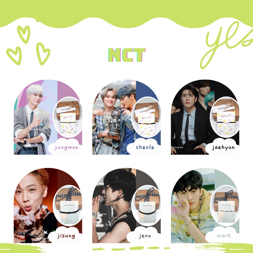 NCT BRACELET 2 | GELANG KPOP JUNGWOO CHENLE JAEHYUN JISUNG JENO MARK NCT