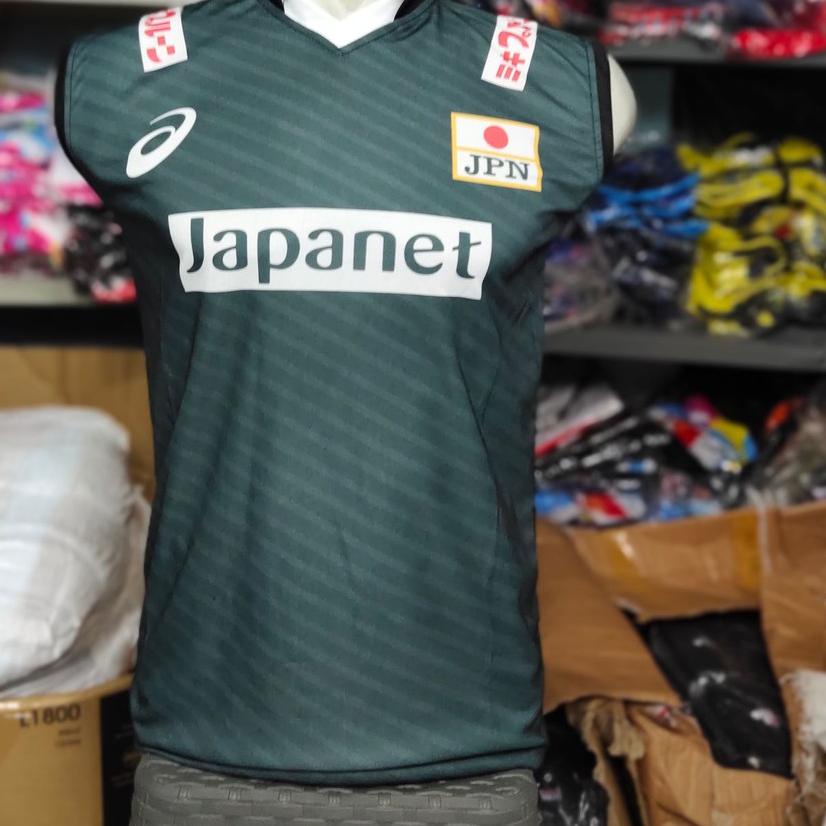 jersey voli timnas japan kaos japanet hitam abu volleyball