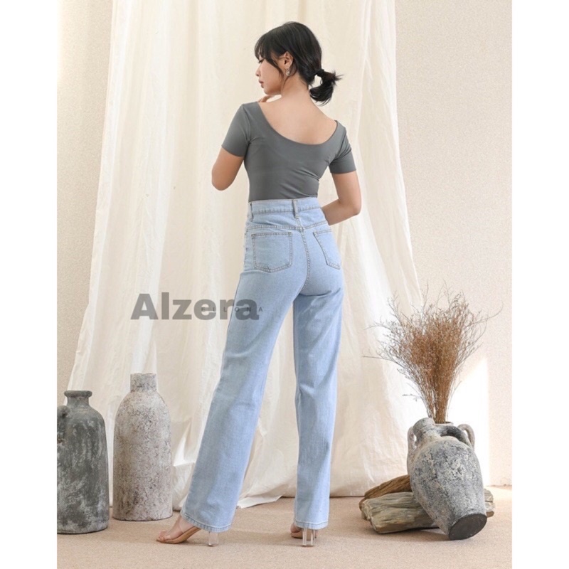 KULOT LOOSE HIGH WAIST LOSEE JEANS WANITA//KULOT JEANS TEBAL/KULOT LOOSE