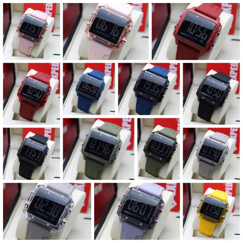 JAM TANGAN EXPEDITION WANITA E 6817 RUBBER ORIGINAL GARANSI RESMI/JAM EXPEDITION CEWEK E6817