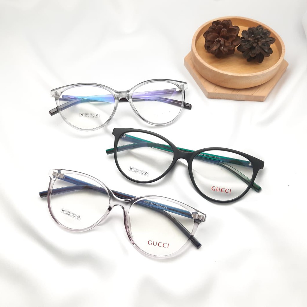 KACAMATA FRAME BULAT PLASTIK